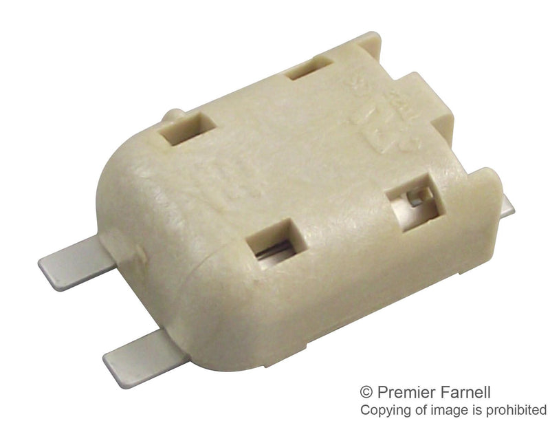 TE CONNECTIVITY 1954097-1 Wire-To-Board Connector, 4 mm, 2 Contacts, Receptacle, Poke-In Series, Surface Mount, 1 Rows