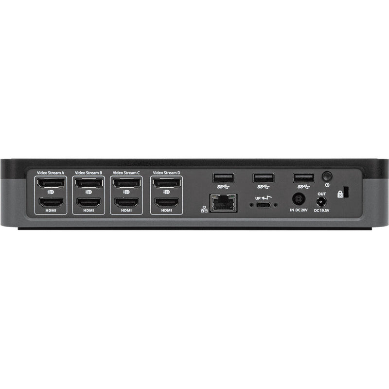 Targus USB-C Universal Quad 4K (QV4K) Docking Station with 100W Power Delivery (Black)