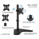 Mount-It! Desktop Stand for Displays up to 32"