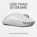 Logitech G Pro X Superlight Wireless Gaming Mouse (White)