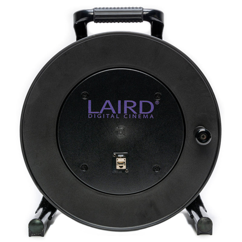 Laird Digital Cinema Belden 10GX Cat 6A Ethernet Cable & Hub-Mounted RJ45 Jack with RJ45 ProShell Cap on Reel (150')