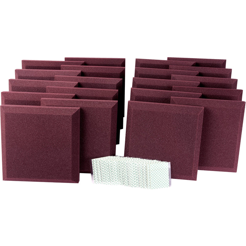 Auralex Home Office Kit with SonoFlat Panels (Burgundy, 20-Pack)