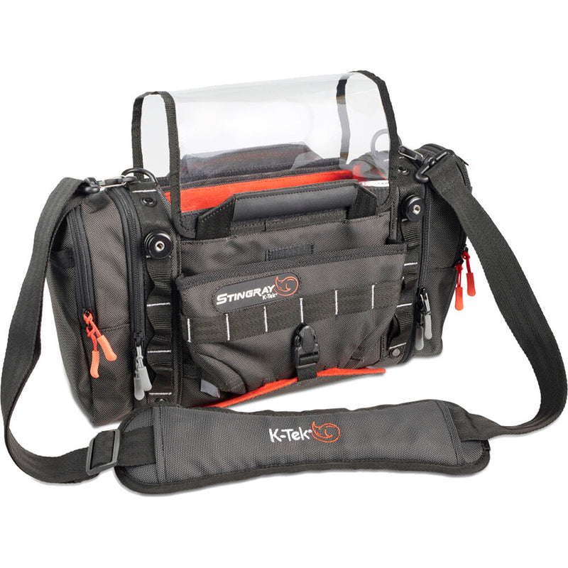 K-Tek Stingray Junior X Audio Mixer Recorder Bag (Orange Interior)