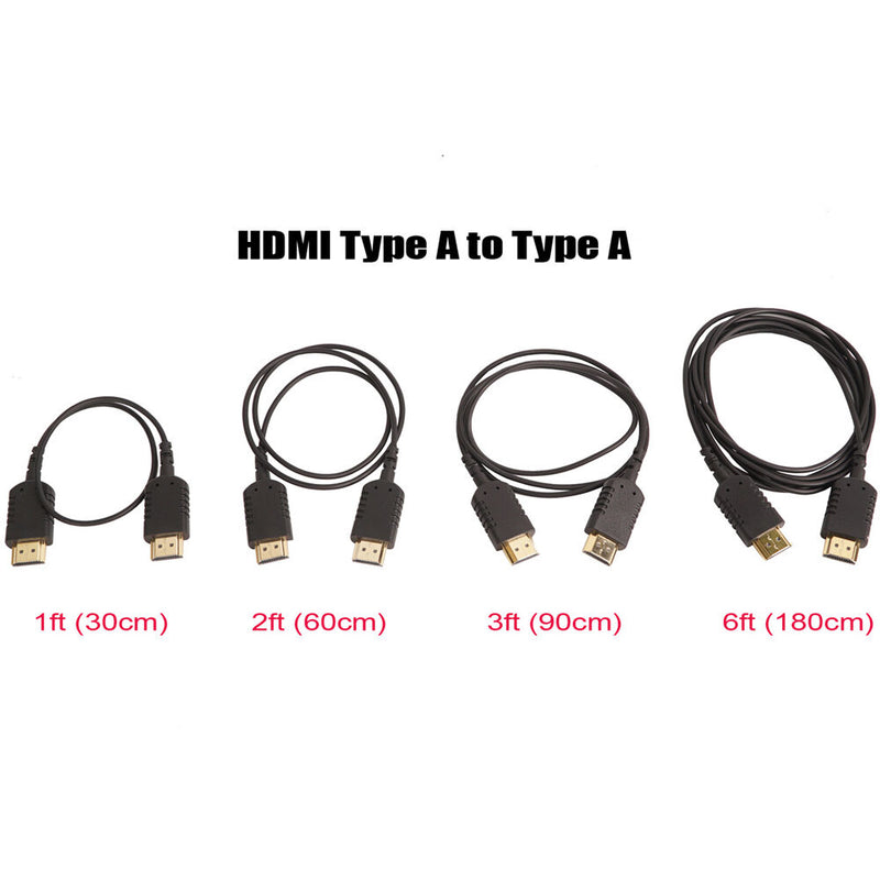 CAME-TV Ultra-Thin HDMI Cable (2')