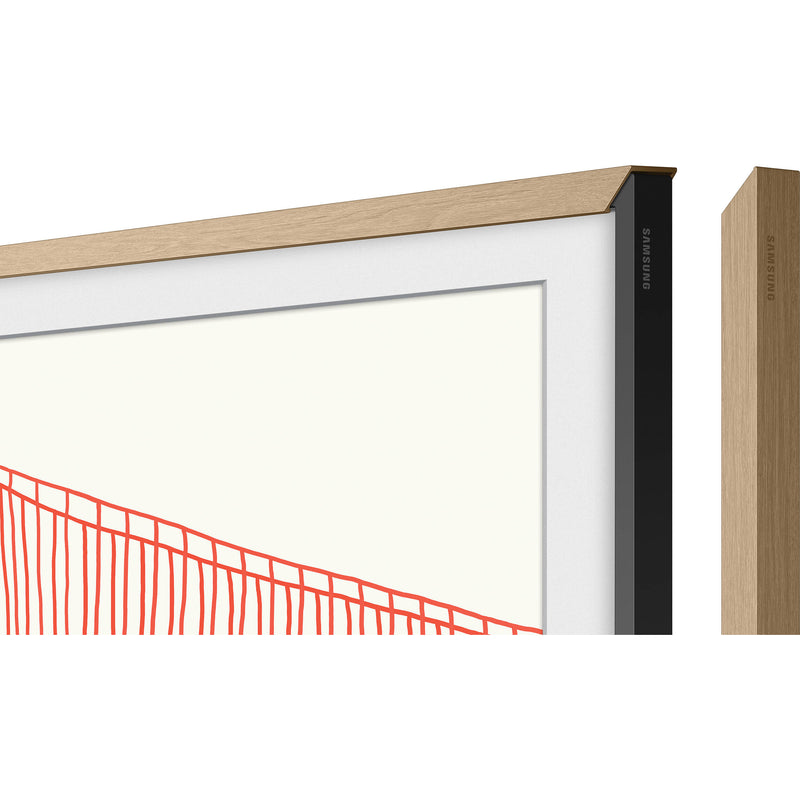 Samsung Customizable Bezel for the 2021 65" The Frame TV (Modern Teak)