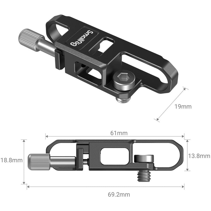 SmallRig Portable T5 SSD Cable Clamp for Blackmagic Pocket Cinema Camera 6K Pro