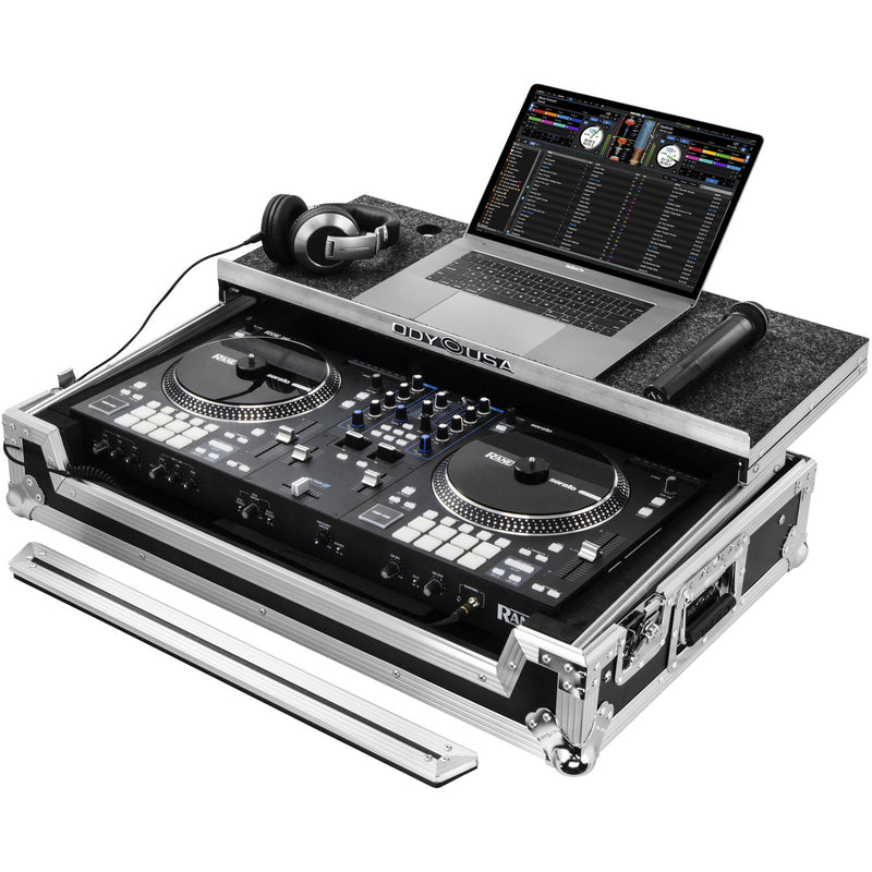 Odyssey Flight Zone Glide Style Case for Rane One (Silver and Black)