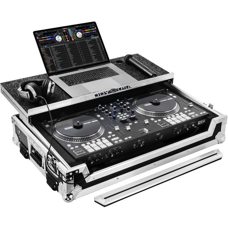 Odyssey Flight Zone Glide Style Case for Rane One (Silver and Black)