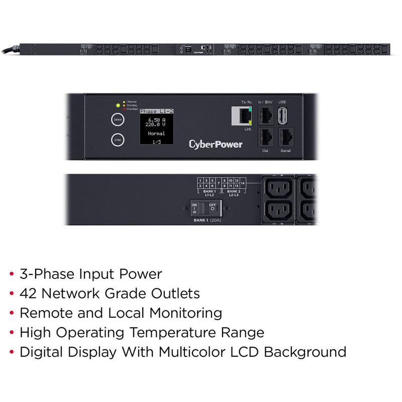 CyberPower PDU33108 Monitored PDU Series