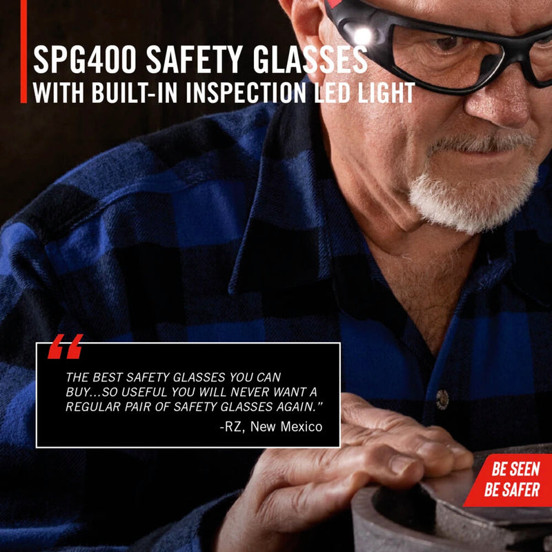 COAST SPG400 Rechargeable Safety Glasses