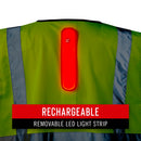 COAST SV300 Rechargeable Hi-Vis Safety Vest (X-Large)