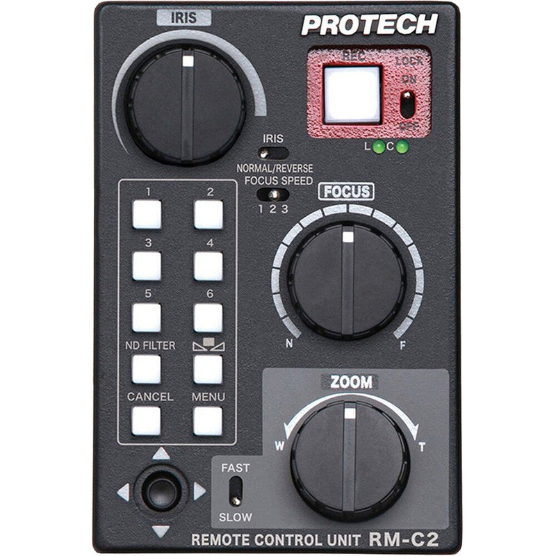 IDX System Technology RM-C2 LANC Lens FIZ Controller with ND Button for Canon/Sony Camcorder