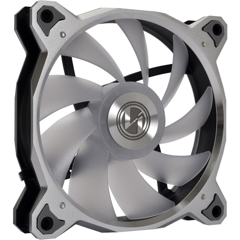 Lian Li Bora Digital ARGB 120mm PWM Fan (Silver, 3-Pack)