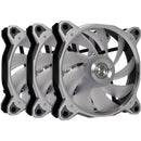 Lian Li Bora Digital ARGB 120mm PWM Fan (Silver, 3-Pack)