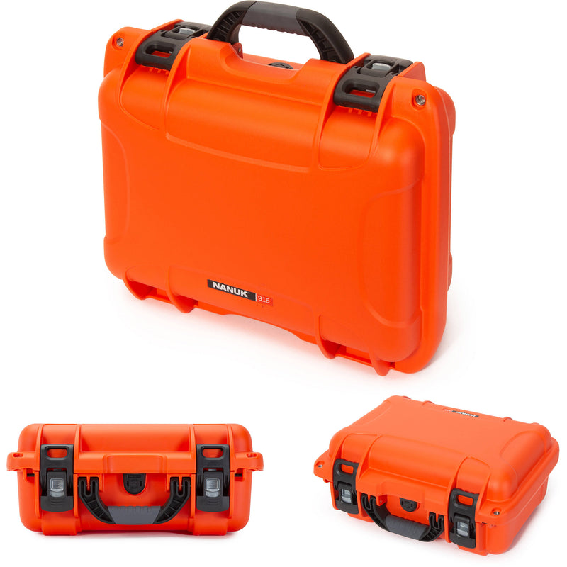 Nanuk 915 Waterproof Hard Case with Insert for DJI Air 2S Fly More Combo (Orange)
