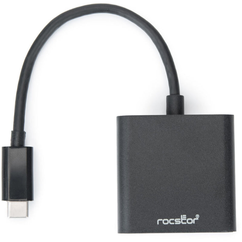 Rocstor USB Type-C Male to VGA Female Adapter (6", Black)