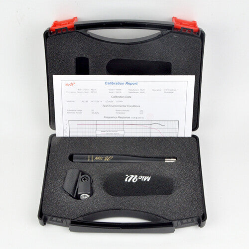 MicW Class 1 Omni Measurement Microphone with 12.7mm Capsule Diameter and 145dB Max SPL Package