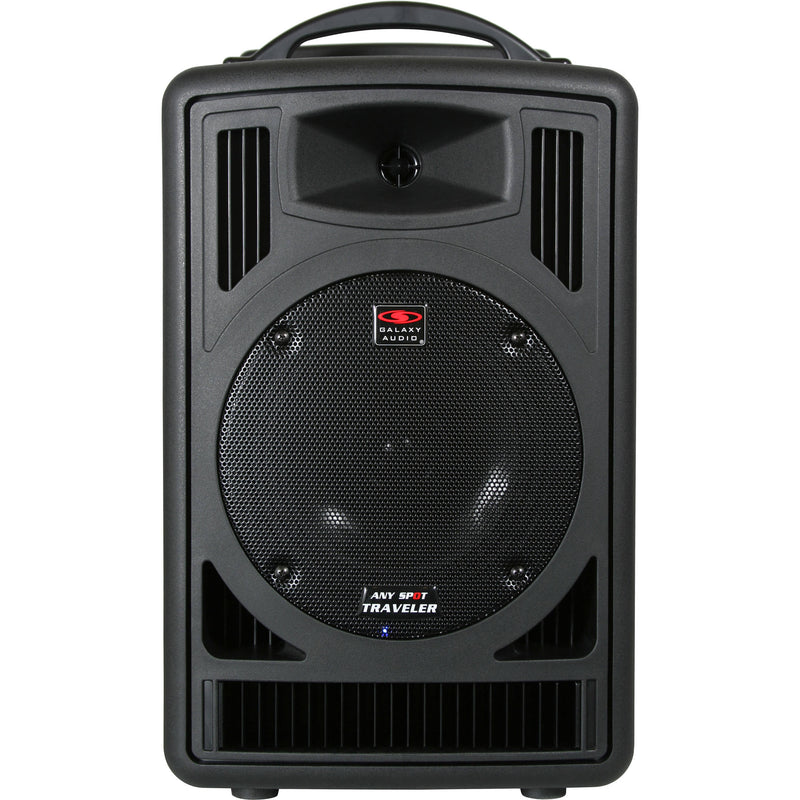 Galaxy Audio TV8 Traveler 8" 120W 2-Way Rechargeable PA System with Bluetooth, Headset Mic, and Bodypack