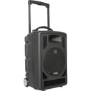 Galaxy Audio TV8 Traveler 8" 120W 2-Way Rechargeable PA System with Bluetooth, Headset Mic, and Bodypack