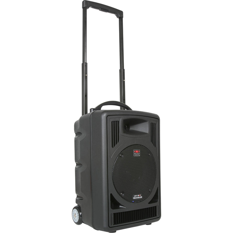 Galaxy Audio TV8 Traveler 8" 120W 2-Way Rechargeable PA System with Bluetooth, Headset Mic, and Bodypack