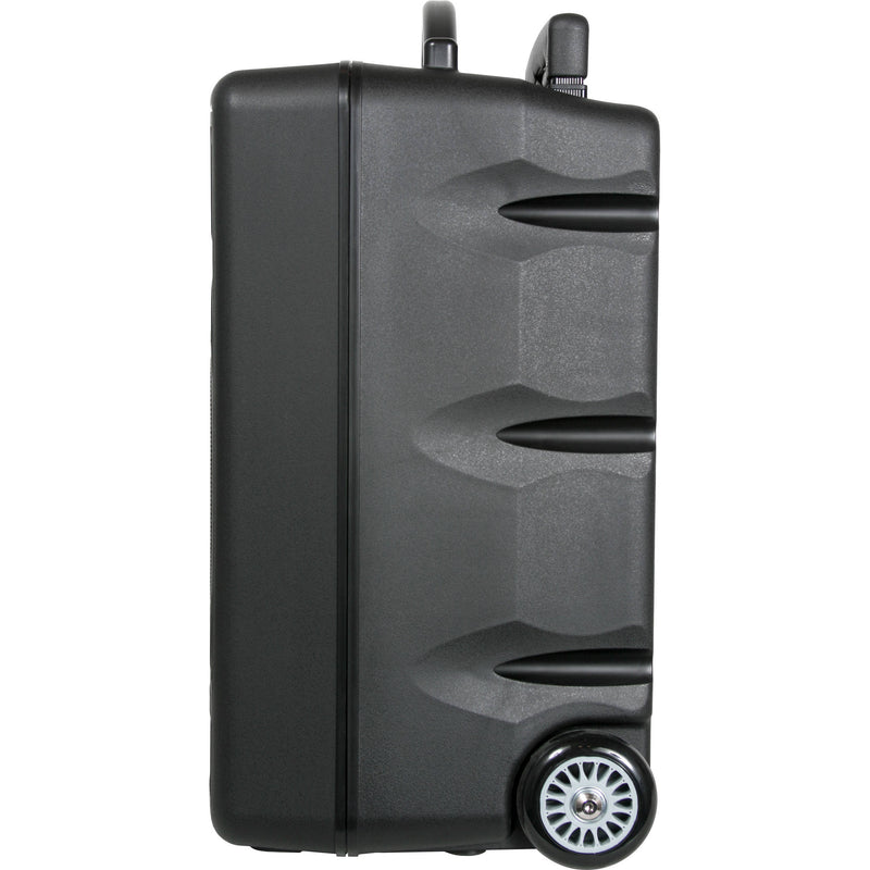 Galaxy Audio TV8 Traveler 8" 120W 2-Way Rechargeable PA System with Bluetooth, CD Player, and Two Handheld Wireless Mics