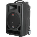 Galaxy Audio TV8 Traveler 8" 120W 2-Way Rechargeable PA System with Bluetooth, CD Player, and Two Handheld Wireless Mics