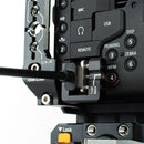 Bright Tangerine HDMI Cable Clamp for Canon C70 Side Plate