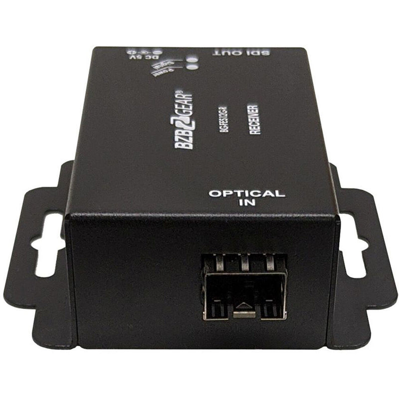 BZBGear 12G/6G/3G/HD/SD-SDI over Single-Mode SFP-Type Fiber Optic Extender