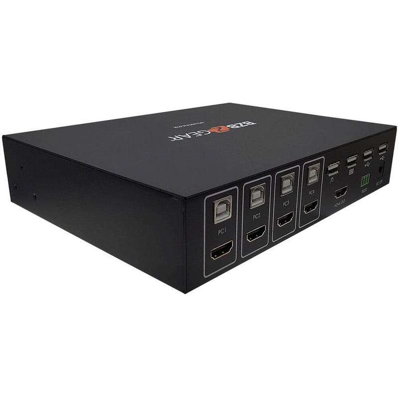 BZBGear BG-MKVM41R 4x1 Multi-Viewer KVM Switch