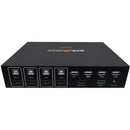 BZBGear BG-MKVM41R 4x1 Multi-Viewer KVM Switch