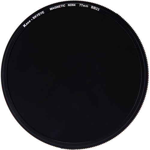 Kase 77mm Skyeye ND64 (6-Stop) Magnetic Neutral Density Filter with Adapter Ring