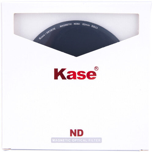 Kase 82mm Skyeye ND64 (6-Stop) Magnetic Neutral Density Filter with Adapter Ring