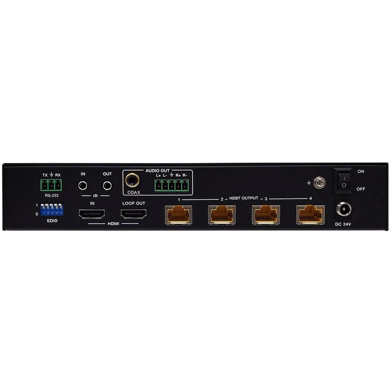 BZBGear 1x4 UHD 4K 18 Gb/s HDMI-over-HDBaseT Splitter/Distribution Amplifier