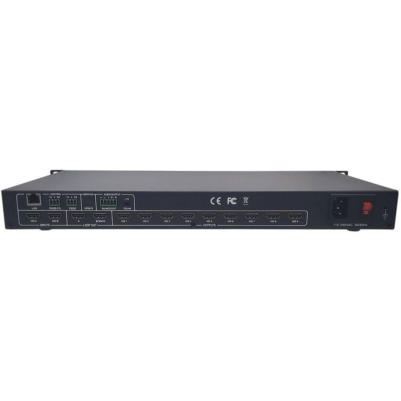 BZBGear 4K UHD HDMI 2.0 3x3 Video Wall Processor