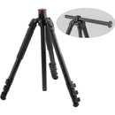 Oben ALF-6194L Skysill 4-Section Aluminum Tripod with 90&deg; Lateral Center Column