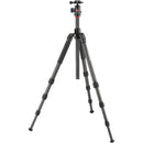 Oben Skysill CFT-6194L 4-Section Carbon Fiber Tripod with 90&deg; Lateral Center Column and BE-117 Dual-Action Ball Head