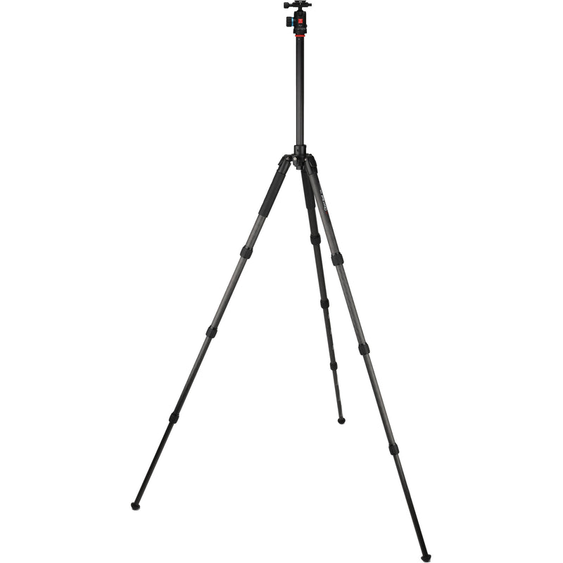 Oben Skysill CFT-6194L 4-Section Carbon Fiber Tripod with 90&deg; Lateral Center Column and BE-117 Dual-Action Ball Head