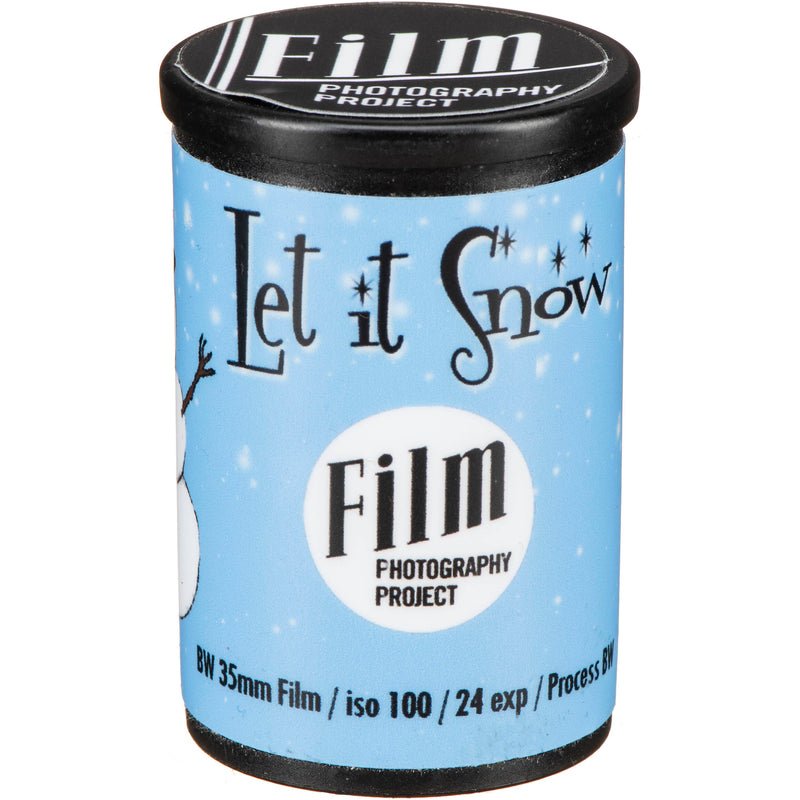 Film Photography Project Let It Snow Black and White Negative Film (35mm Roll Film, 24 Exposures)