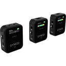 Synco WAir-G2-A2 Ultracompact 2-Person Digital Wireless Microphone System for Mirrorless/DSLR Cameras (2.4 GHz)