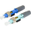 TechLogix Networx ECOConnector Single-Mode FC Fiber Optic Click-On Connector (UPC, 50-Pack, Blue)