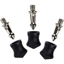 Desmond Spikes & Rubber Boots (Set of 3)