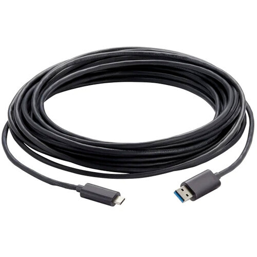 Vaddio USB 3.2 Gen 2 Type-C to Type-A Male Active Optical Cable (49.21')