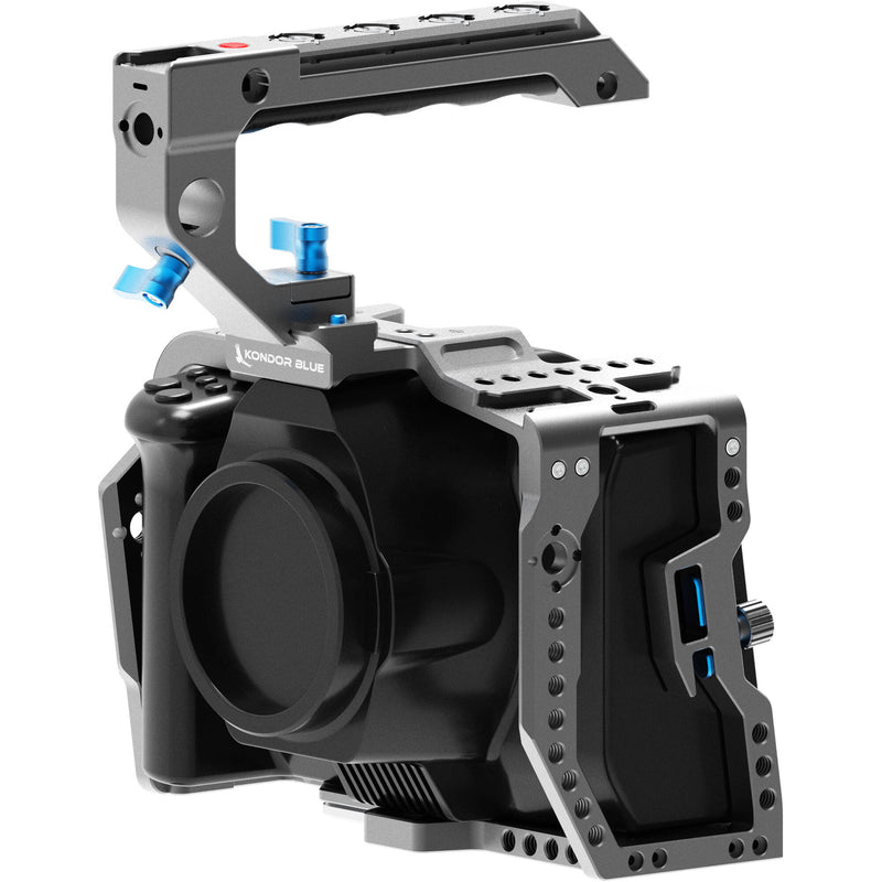 Kondor Blue Blackmagic Pocket 6K Pro Cage with Top Handle (Space Gray)