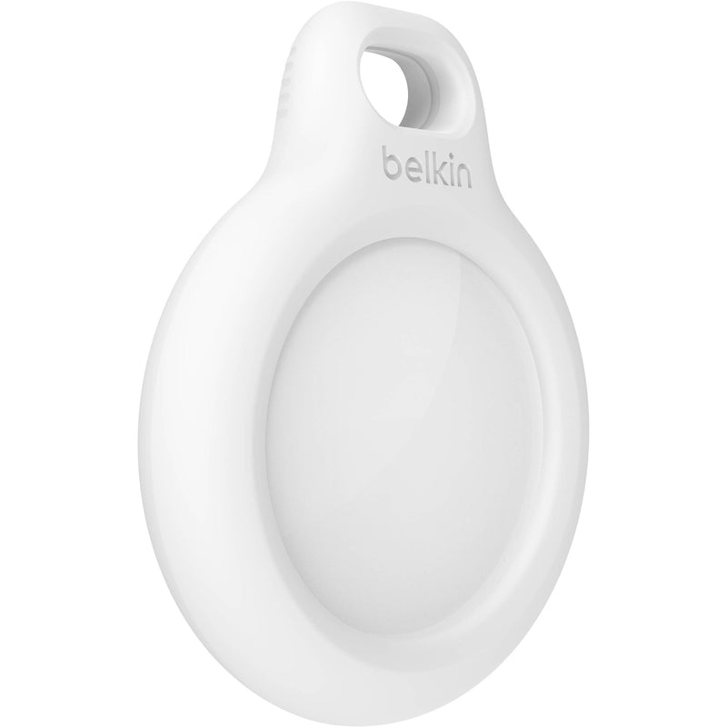 Belkin Secure Holder with Key Ring for Apple AirTag (White)