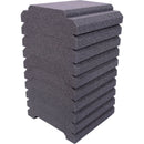 Auralex WaveCave Royale Studiofoam Absorption Panels (10-Pack, 12 x 12", Charcoal)