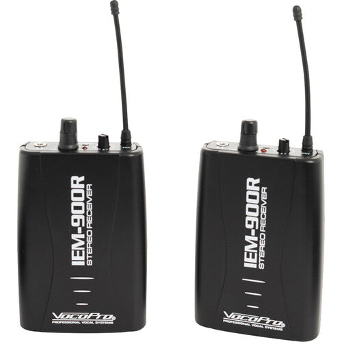 VocoPro IEM-900-BAND-2 Long-Range Digital Wireless Stereo In-Ear Monitoring System (902 to 928 MHz)