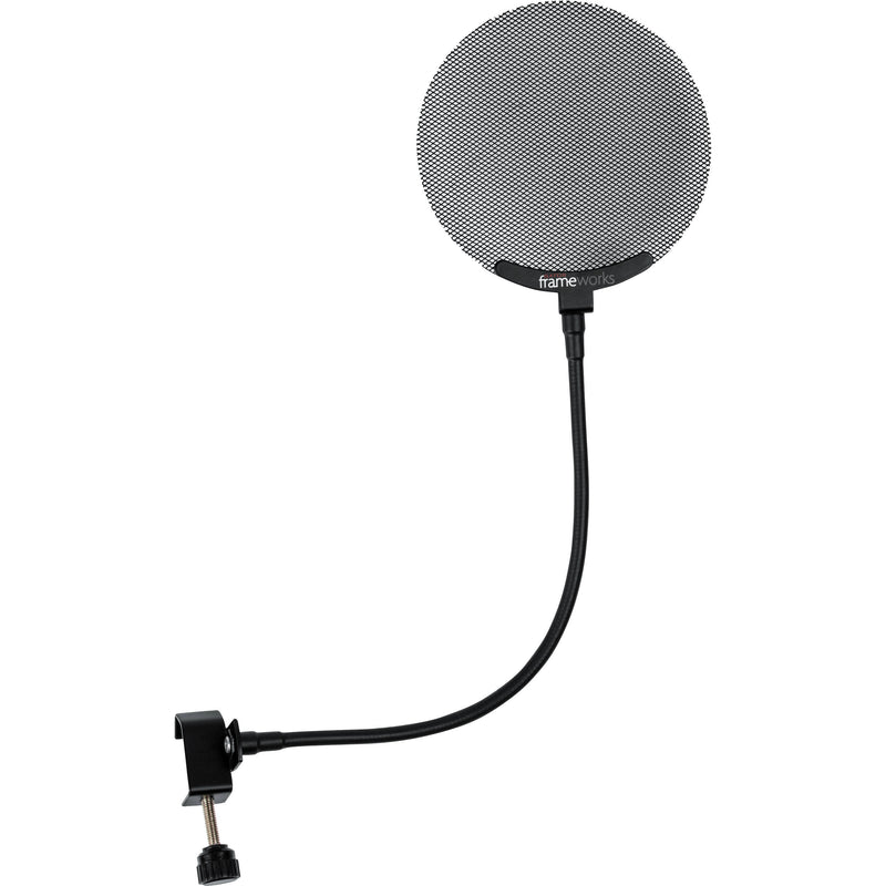 Gator Metal Screen Pop Filter with 12.4" Flexible Gooseneck