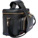 FEDERICO SERRANI Kimberley Calypso Bag (Black and Gold)