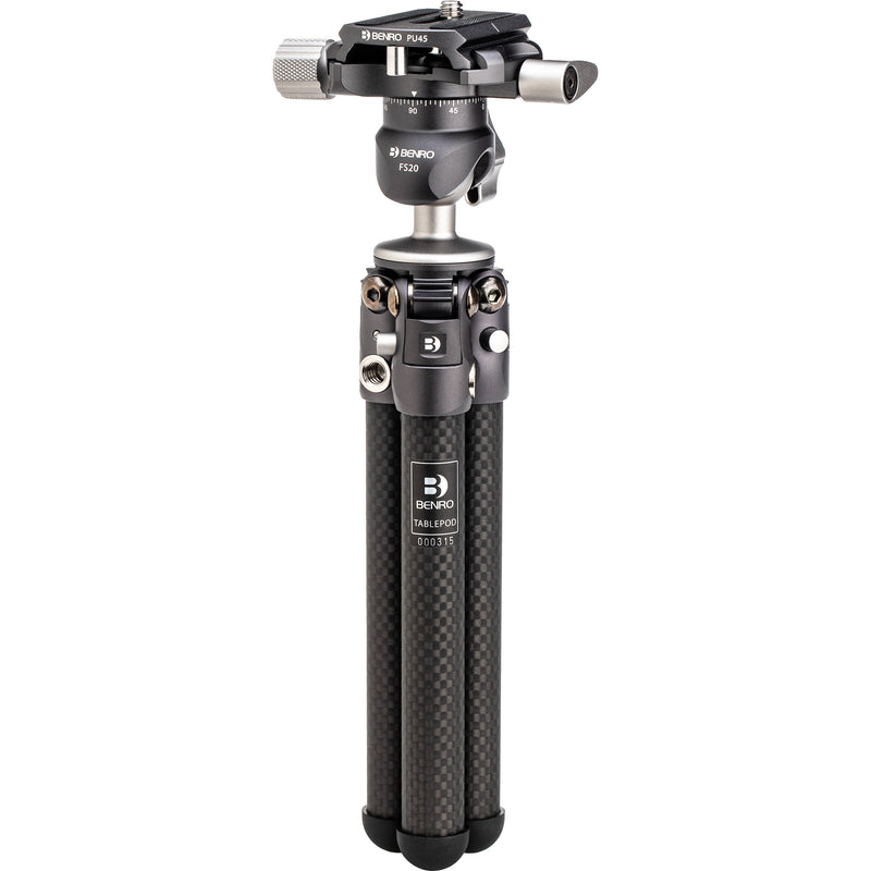 Benro TablePod Pro Kit Carbon Fiber Tripod and Ball Head with ArcaSmart 70mm Smartphone Adapter Plate