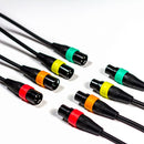 Zoom XLR-4CCP XLR Microphone Cables with Color ID Rings (8', 4-Pack)